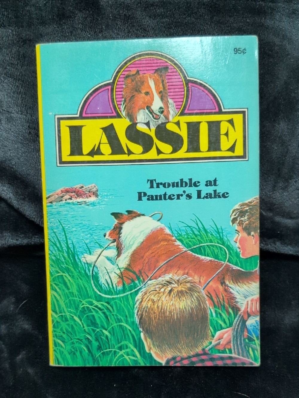 Lassie Trouble at Panter's Lake Vintage Paperback